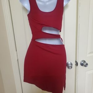 Maroon Dress